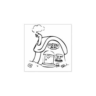 Carimbo De Borracha selo de artesanato minúsculo