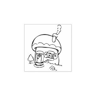 Carimbo De Borracha selo de artesanato minúsculo