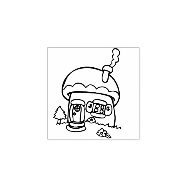 Carimbo De Borracha selo de artesanato minúsculo (Impressão)