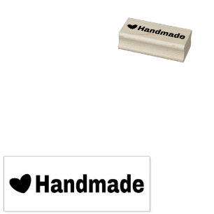 Carimbo De Borracha selo de borracha feito à mão com coração