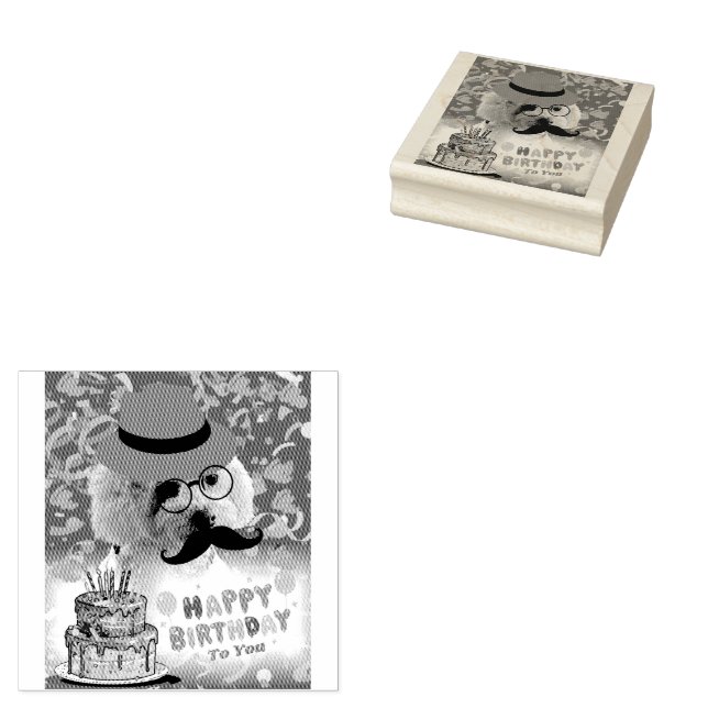 Carimbo De Borracha Selo de Borracha Poodle de Parabéns Faça um Desejo (Carimbado)