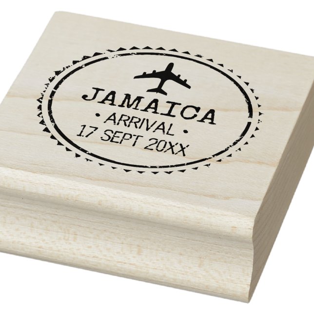 Carimbo De Borracha Selo de Passaporte Casamento em Jamaica (Passport Stamp Jamaica Destination Wedding
)