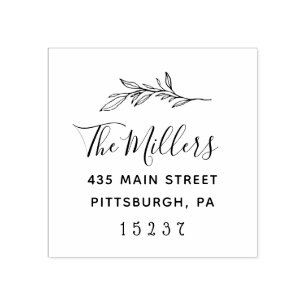 Carimbo De Borracha Selo feito sob encomenda do endereço do remetente