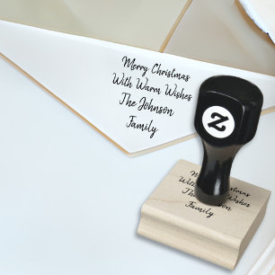 Carimbo De Borracha Selo personalizado do Feliz Natal