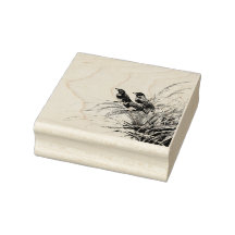 Selo Postal de Sturnella-roxa