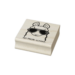 Carimbo De Borracha Sem Prob-Llama