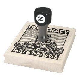 Carimbo De Borracha Sem Reis Salvar Democracia