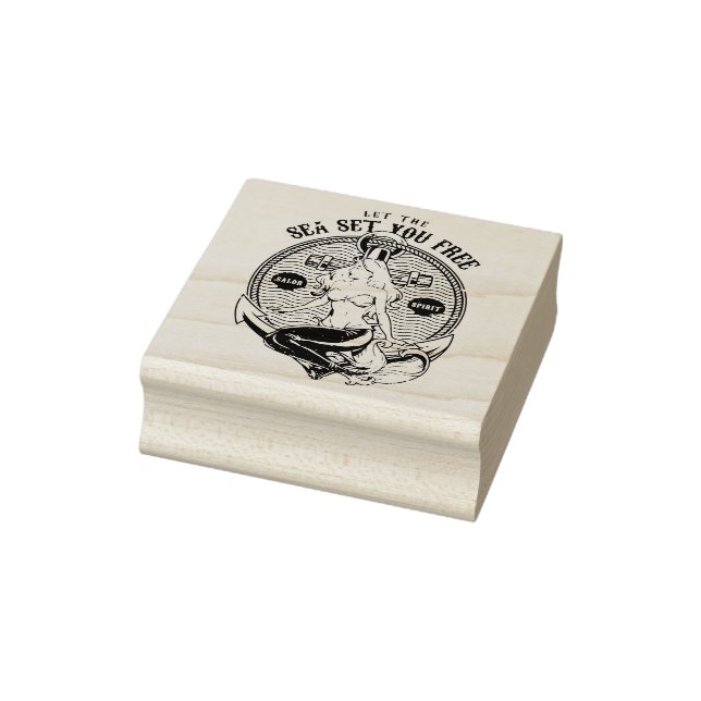 Carimbo De Borracha Sereia (Carimbo)