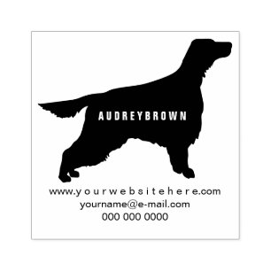 Carimbo De Borracha Setter Irlandês Cão Irlanda