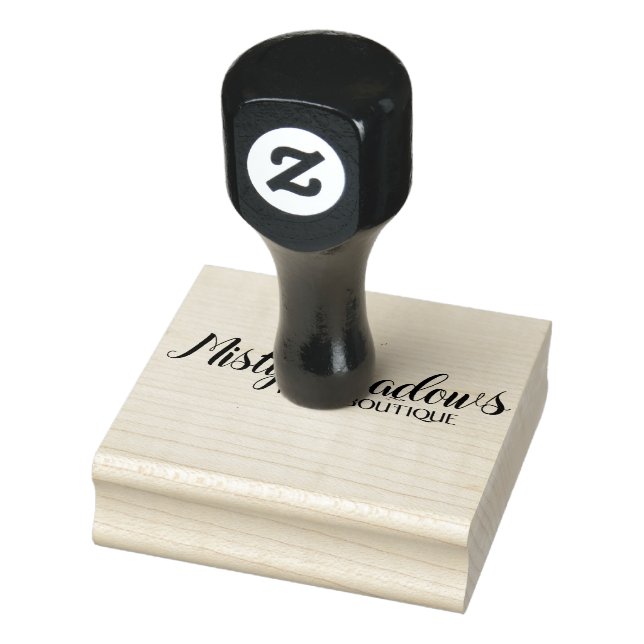 Carimbo De Borracha Seu logotipo comercial personalizado (Carimbo)