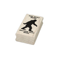 Seu Texto Sasquatch Bigfoot Silhout