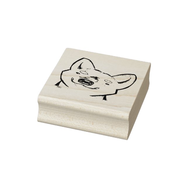 Carimbo De Borracha Shiba stempel (Carimbo)