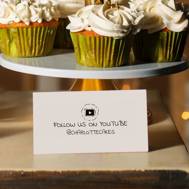 Carimbo De Borracha Siga-nos no Youtube, Mídia Social (Criador carregado)