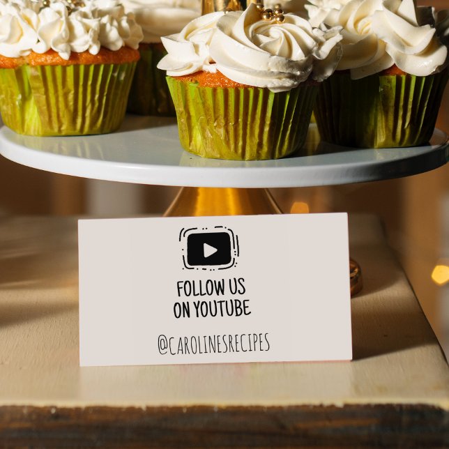 Carimbo De Borracha Siga-nos no Youtube, Mídia Social (Criador carregado)