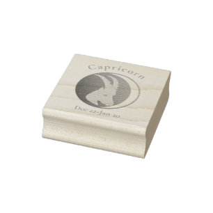 Carimbo De Borracha Signo de Capricórnio Thunder_Cove
