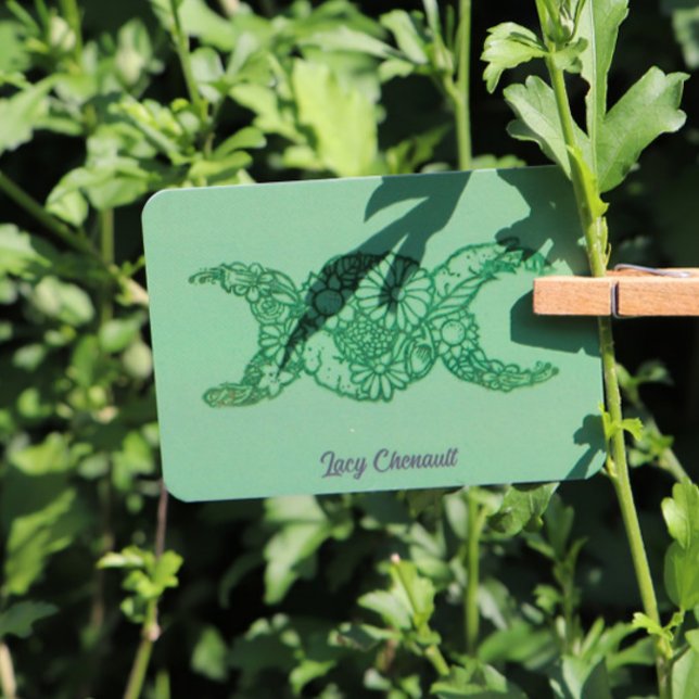 Carimbo De Borracha Símbolo de Lua Tripla Flor Abençoado (Criador carregado)