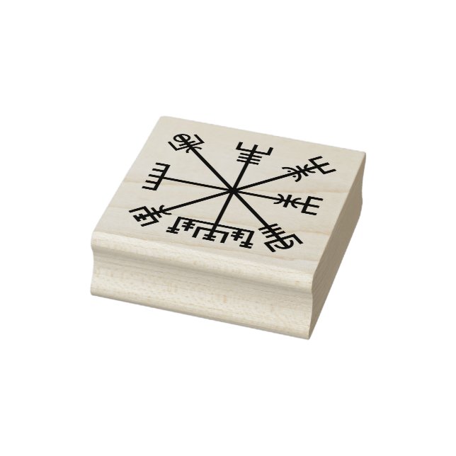 Carimbo De Borracha Símbolo de Vegvisir (Carimbo)