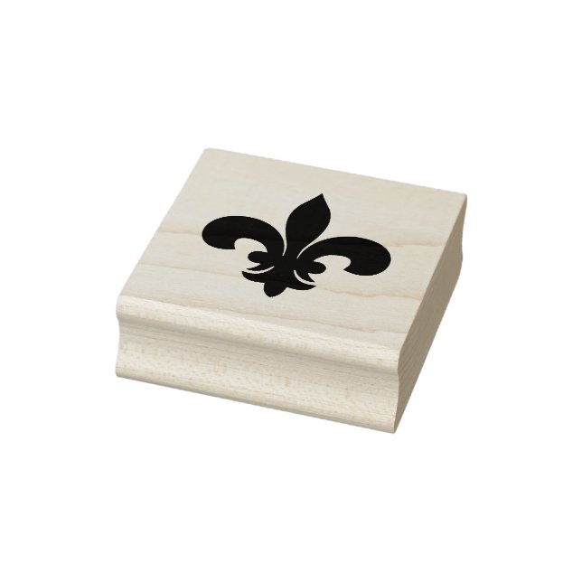 Carimbo De Borracha Símbolo Fleur de Lis (Carimbo)