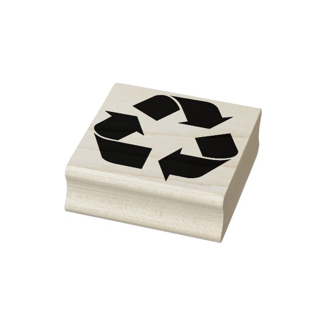 Carimbo De Borracha Símbolo reciclagem de arte (Carimbo)