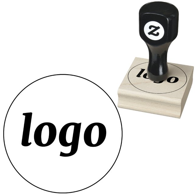 Carimbo De Borracha Simple Logo Branding Business Promotional (Simple logo business branding rubber stamp)
