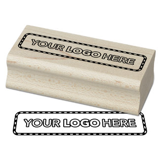 Carimbo De Borracha Simple Logo Business Branding Rubber Stamp