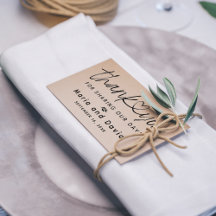 Simples Agradecimentos de Casamento