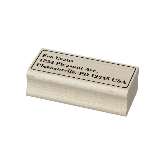 Carimbo De Borracha Simples e Elegante (Carimbo)