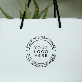 Carimbo De Borracha Site do Logotipo Personalizado para Empresas Moder