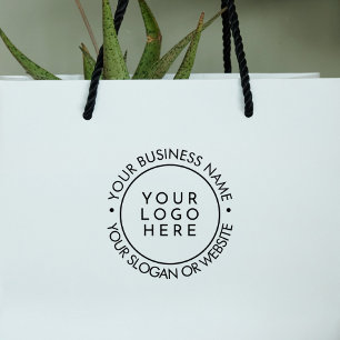 Carimbo De Borracha Site do Logotipo Personalizado para Empresas Moder