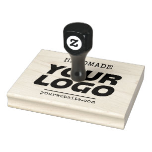 Carimbo De Borracha Site Feito à Mão Logotipo Personalizado para o Seu
