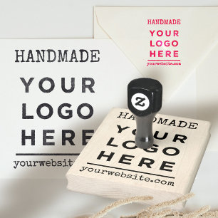 Carimbo De Borracha Site Feito à Mão Logotipo Personalizado para sua E