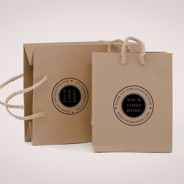 Carimbo De Borracha Small Business Custom Wood Art Stamp with Logo (Business stamp)