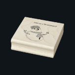 Carimbo De Borracha Snowman. Merry christmas!!<br><div class="desc">Alegria do natal em seu lar.</div>