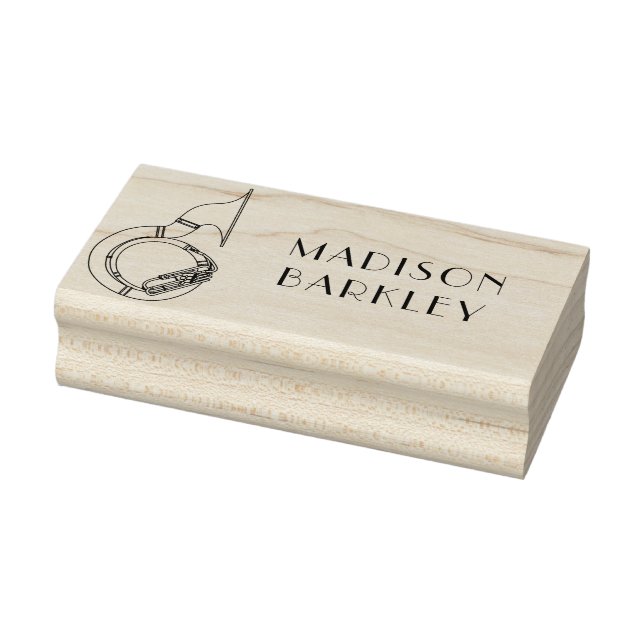 Carimbo De Borracha Sousaphone Marching Banda Música Professora Músico (Carimbo)