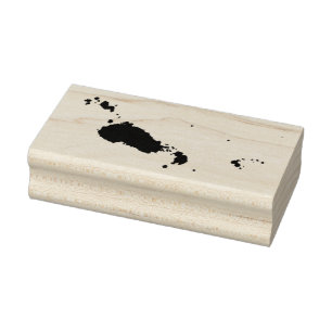 Carimbo De Borracha Splatter de Tinta