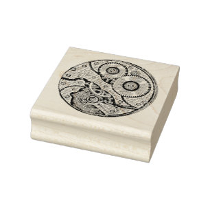 Carimbo De Borracha Stamp Steampunk Watch Gears Rubbber Art