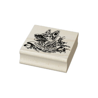 Carimbo De Borracha Stempel ANNO1900 deutscher Schäferhund Nr.1