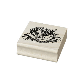 Carimbo De Borracha Stempel Anno 1900 mit Beagle