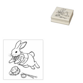 Carimbo De Borracha Storybook Bunny