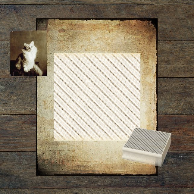 Carimbo De Borracha Striped (Criador carregado)