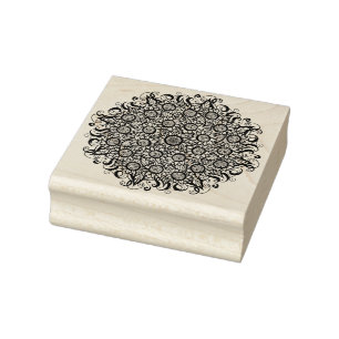 Carimbo De Borracha Sunflower Mandala Nature Lover Girassóis Floral