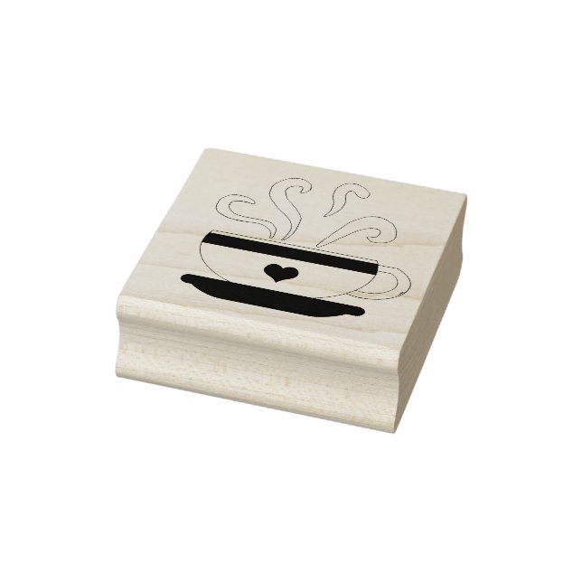 Carimbo De Borracha Taça Café (Carimbo)