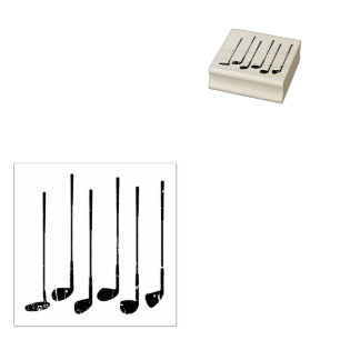 Carimbo De Borracha Tacos de golfe