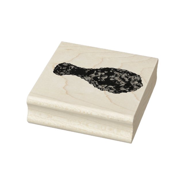 Carimbo De Borracha Tambor de Comida de Galinha Fritada (Carimbo)