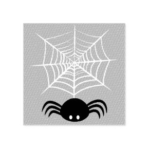 Carimbo De Borracha Teia de Aranha de Halloween 