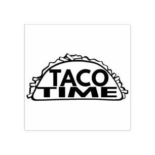 Carimbo De Borracha Tempo do Taco