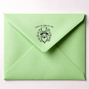 Carimbo De Borracha Texto personalizado, Leprechaun Pop