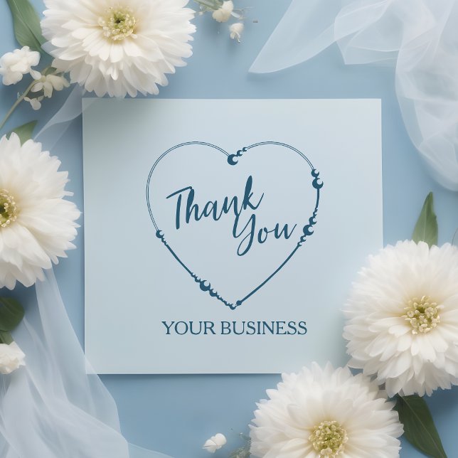 Carimbo De Borracha Thank You Heart Design For Artisan Items (Thank You Heart Design For Artisan Items Rubber Stamp.)