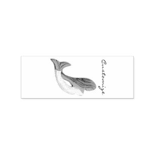 Carimbo De Borracha Thunder_Cove da Sereia de Nado Pequeno