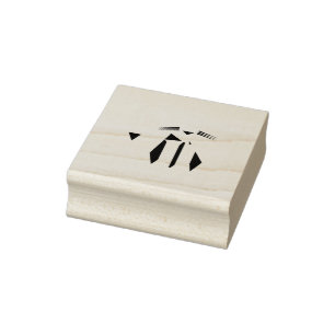 Carimbo De Borracha Tigre Oragami